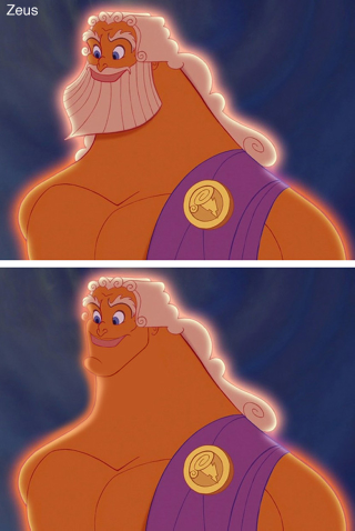 Illustration for article titled Disney Characters Without Their Beards Are Frightening